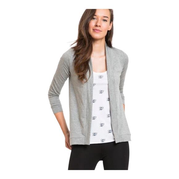 Marine Layer Heather Gray Supersoft Open-front Cardigan Cozy Layering Women's S - Picture 1 of 6